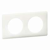 Рамка 2-постовая Legrand Celiane белый глянец 066632