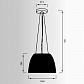 Подвесной светильник Zumaline Filo MD1452-1L(SILVER) - фото №3