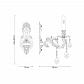 Бра Lucia Tucci Barletta W122.1 Cream White - фото №2