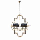 Подвесная люстра Lumina Deco Baltimore LDP 8020-6 GD+BK