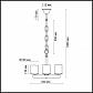 Подвесная люстра Odeon Light Fabo 2767/4 - фото №2