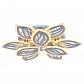 Потолочная светодиодная люстра Profit Light 8090/6+3 NKL - фото №1