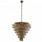 Подвесная люстра Crystal Lux Abigail SP-PL15 D620 GOLD/AMBER - фото №2