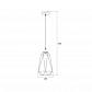 Подвесной светильник Zumaline Torch HP1423A-20-BL - фото №2