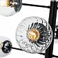 Потолочная люстра Arte Lamp Segin A3566PL-6BK - фото №2