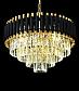 Подвесная люстра Lumina Deco Funneli LDP 6003-500 BK+F.GD - фото №3