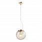 Подвесной светильник Crystal Lux Mayo SP1 D200 Gold/Amber - фото №2