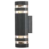 Уличный настенный светильник Arte Lamp Metro A8162AL-2BK