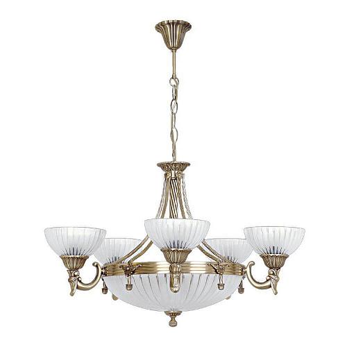 Подвесная люстра Kink Light Кристалл классика 2067/5+3 Antik
