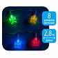 Светодиодная гирлянда Uniel Кубики 220V разноцветный ULD-S0280-020/DTA MULTI IP20 CUBES 07918 - фото №2