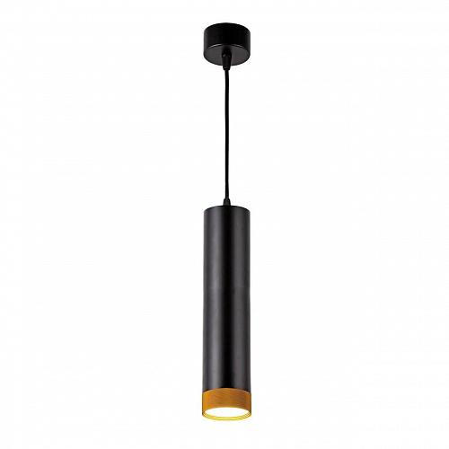 Подвесной светодиодный светильник Eurosvet Tony 50164/1 LED черный/золото