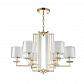 Подвесная люстра Crystal Lux Nicolas SP-PL6 Gold/White - фото №3
