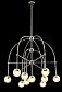 Подвесная люстра Crystal Lux Truena SP-PL6+3+1 Nickel - фото №3
