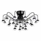 Потолочная светодиодная люстра Arte Lamp Dexter A3619PL-24BK