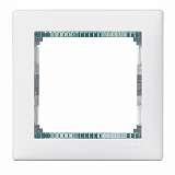 Рамка 1-постовая Legrand Valena белая/кристалл 774461