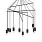 Подвесная люстра Ideal Lux Pop SP10 Nero 158860 - фото №1