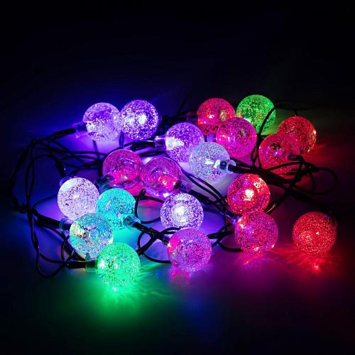 Светодиодная гирлянда ЭРА шарики 220V мультиколор ENIN - 25BG Б0055997