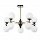 Подвесная люстра Arte Lamp Mimosa A3649PL-10PB - фото №1