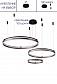 Подвесная люстра Crystal Lux FERNANDO SP158W LED D400+600+800 COFFEE/BLACK - фото №5