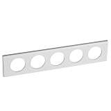 Рамка 5-постовая Legrand Celiane смальта белая глина 069320