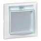 Рамка 1-постовая Legrand Valena с крышкой белая 774450 - фото №1