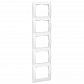Рамка 5-постовая Legrand Galea Life белая 771009 - фото №1
