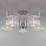 Люстра Eurosvet 10117/5 хром/прозрачный хрусталь Strotskis