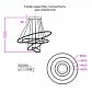 Подвесная светодиодная люстра Aployt Janina APL.018.03.100 - фото №2