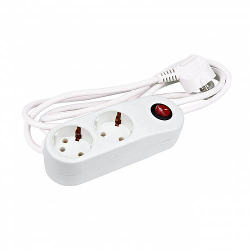 Удлинитель (07053) Uniel 2гн х 3м с/з Exclusive S-GCE2-3B