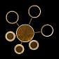 Потолочная светодиодная люстра Loft IT Megan 10164S Gold - фото №2