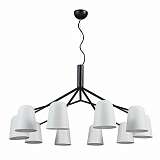 Люстра Crystal Lux ENRIQUE SP10 BLACK/WHITE
