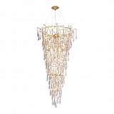 Подвесная люстра Crystal Lux Reina SP34 D1200 Gold Pearl