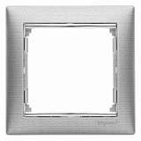 Рамка 1-постовая Legrand Valena алюминий матовый 770331
