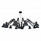 Подвесная люстра Arte Lamp Ragno A2043SP-12BK - фото №1
