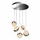 Подвесная светодиодная люстра iLedex CRystal Ball C4474-5R CR - фото №1