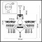 Подвесная люстра Odeon Light Madlen 4004/8 - фото №2