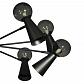 Подвесная люстра Loft IT Halley 10046/10 Black - фото №3