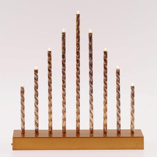 Светодиодная новогодняя фигура ЭРА ENGS-09 Свечи 9 LED Б0051935