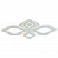 Потолочная светодиодная люстра Profit Light 8082/2+2 WHT - фото №1