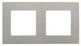 Рамка 2-постовая Legrand Etika светлая галька 672522
