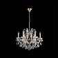 Подвесная люстра Crystal Lux Hollywood SP6 Gold - фото №1