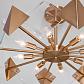 Потолочная люстра Eurosvet Origami 60121/8 латунь Smart - фото №3
