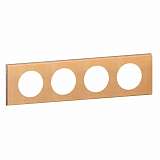 Рамка 4-постовая Legrand Celiane клен 069214