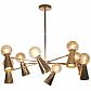 Подвесная люстра Loft IT Halley 10046/8 Gold - фото №3