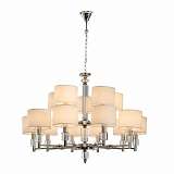 Подвесная люстра Lumien Hall Малье LH1053/15H-NK-WT