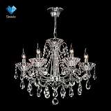 Люстра Eurosvet 10036/6 хром/прозрачный хрусталь Strotskis