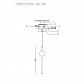 Подвесной светодиодный светильник Lumien Hall Greniya LH8023/1PB-GD-WT - фото №2