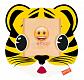 Фоторамка Innova PI09823 Ф/рамка 10*10cm Emoji tiger, пластик (6/768) Б0037346 - фото №1