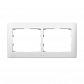 Рамка 2-постовая Legrand Galea Life белая 771002 - фото №1
