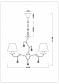 Подвесная люстра Rivoli Аroma 2039-205 Б0038384 - фото №3